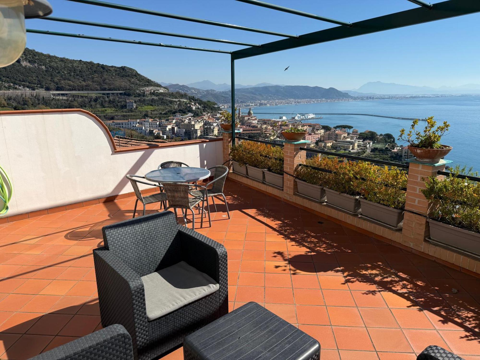 Casa Gabriella - Amalfi Coast - Free Parking - Full Sea View Villa Vietri Exteriör bild